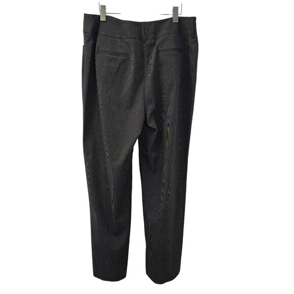 Chico's Wide Leg Pinstripe Trouser Pants Size Chico's 3/XL - Picture 2 of 5